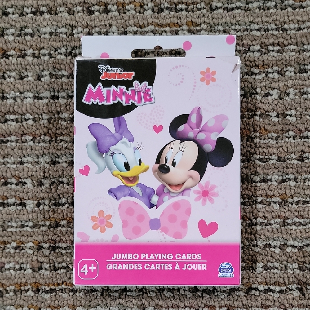 Disney Junior Minnie Jumbo Playing Cards New!